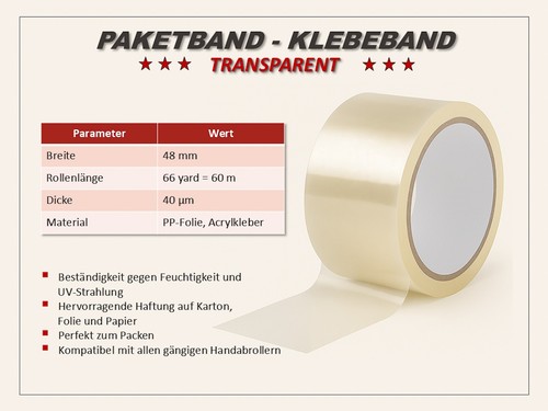 Profi klebeband paketband - profi,