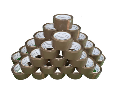 Klebeband rolle braun 66m - ,