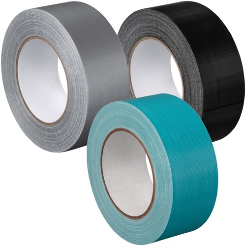 48x gewebeband schwarz - schwarz, silber