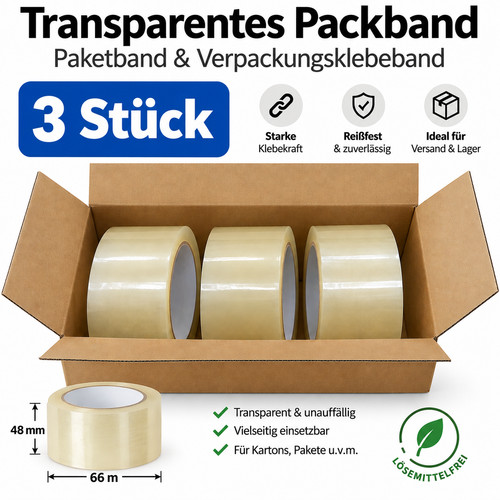 Transparentes packband mm - packband,